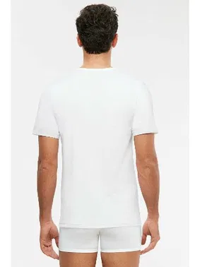 Kom Kom Erkek Hulio Bisiklet Yaka 2 li Erkek Tshirt - Alternatif Görünüm