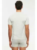 Kom Erkek James Bisiklet Yaka 2 li Erkek Tshirt Gri görsel 4