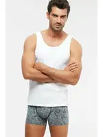 Kom Erkek Atlet - Scott Askılı Pamuklu Basic Erkek Atlet