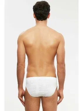 Kom Kom Erkek Slip - Andres Modal Jakar Desen Erkek Slip - Alternatif Görünüm