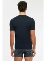 Kom Erkek V Yaka Pamuklu T-Shirt Antonio Lacivert görsel 8