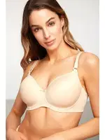 Kom Lidya Desteksiz Balenli Sütyen Ekru detay görünüm