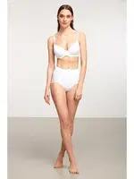 Kom Sonya Dikişsiz Korse Külot Beyaz