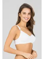 Kom Carol Pamuklu Balensiz Sütyen Beyaz görsel 6