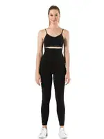 Korse Tayt Dikişsiz Sıkılaştırıcı Ultra Yüksek Bel Örme İç Göstermez Miss Fit 34442 Siyah görsel 4