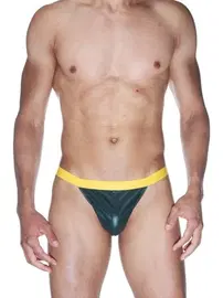 La Blinque La Blinque Erkek Deri Tanga Çamaşır 15549