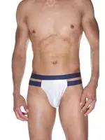 La Blinque Erkek Deri Tanga 15513 Beyaz