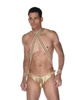 Fantazi Arka Dekolteli Erkek Body La Blinque 15534