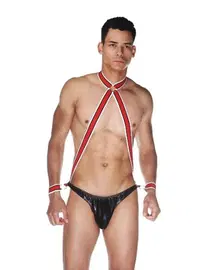 La Blinque Erkek Fantazi Arka Dekolteli Erkek Body La Blinque 15535