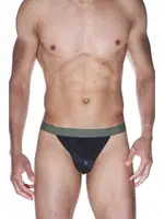 La Blinque Erkek Hafif Kamuflaj Baskılı Tanga 15546 Yeşil