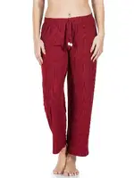 Lastikli Pegasus Pantolon Derya Kurşun 020 Bordo