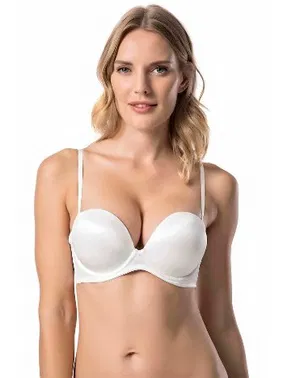 Le Jardin Le Jardin Destekli Straplez 2 Beden Büyük Gösteren Sütyen 7036