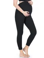 Likralı Hamile Tayt Derya Kurşun 0528 Siyah farklı açı