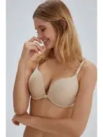 Lilyum Kulaklı Double Push-Up Tek Sütyen Eros ERSK130 Ten