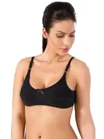 Penye Bayan Sütyen Lüx DRM 081 Siyah farklı açı