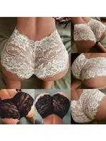 Dantel Fantazi Külot Merry See Beyaz detay görünüm