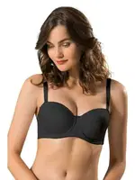 Micro Soft Sütyen Sylvia Le Jardin 9300 Siyah detay görünüm