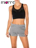 MioFit Fishnet Spor Sütyeni Siyah farklı açı