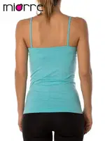 Miorre Bayan ince Askılı Seamless Atlet Yeşil görsel 6