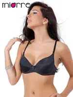 Klasik Sütyen Miorre Boş Kap Sütyen Siyah farklı açı