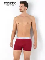Geniş Lastikli Miorre Erkek Boxer Bordo farklı açı