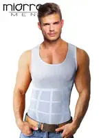 Miorre Erkek Göbek Korsesi Beyaz detay görünüm