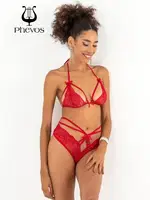 Miorre Fantezi Kırmızı Babydoll Sütyen Takım Kırmızı farklı açı