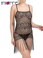 Tamamı Dantel Miorre Fantezi Gecelik Siyah görsel 4