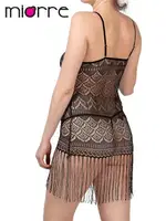 Tamamı Dantel Miorre Fantezi Gecelik Siyah görsel 5