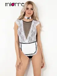 Miorre Miorre Dantelli Fantezi Hizmetçi Kostümü