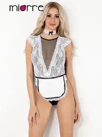 Miorre Miorre Dantelli Fantezi Hizmetçi Kostümü