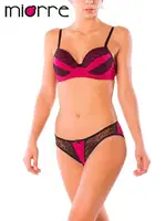 Miorre Fuşya Dantelli Sütyen Takım Fuşya detay görünüm