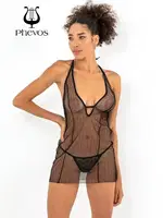 Miorre Göğüs Dekolteli Gecelik Siyah görsel 7