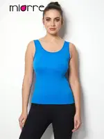 Miorre Kalin Askılı Seamless Bayan Atlet Mavi görsel 8