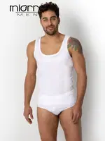 Miorre Kaşkorse Erkek Atlet - %100 Pamuk Beyaz detay görünüm