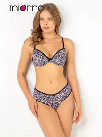 Miorre Miorre Leopar Desenli (yarim Dolgulu) Sütyen Takım