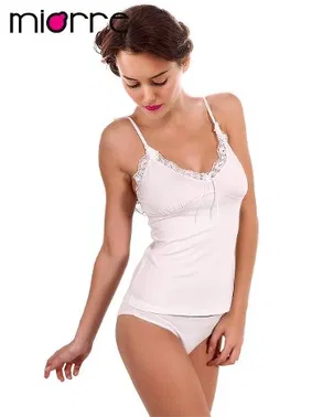 Miorre Miorre Modal Dantelli Atlet Beyaz - Alternatif Görünüm