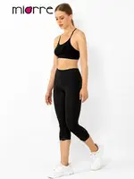 Miorre Modal Dantelli Kapri Tayt Siyah farklı açı