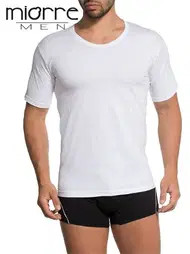 Miorre Miorre Penye Erkek Bisiklet Yaka Fanila Pamuk