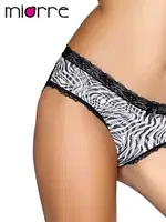 Miorre Yarım Dolgulu Zebra Desen Push Up Sütyen Takım Zebra görsel 9