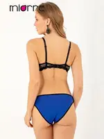 Push Up Gece Mavisi Sütyen Takım Miorre 148-008080 Gece Mavisi görsel 4