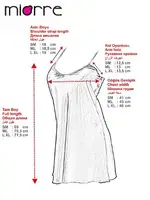 Miorre Saten Gecelik - 001-018048 Siyah görsel 7