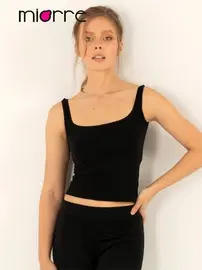 Miorre Miorre Seamless Dikişsiz Crop Top Atlet