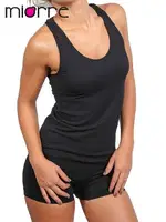 Miorre Seamless Fileli Atlet Siyah detay görünüm