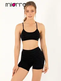 Miorre Miorre Shiny Dikişsiz Kaplı Spor Büstiyer
