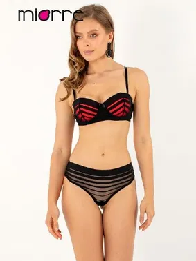 Miorre Miorre Strapless Yarim Dolgulu Sütyen Takım - Alternatif Görünüm