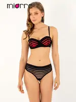 Miorre Strapless Yarim Dolgulu Sütyen Takım Siyah detay görünüm