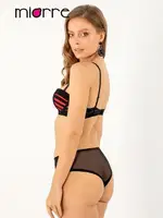 Miorre Strapless Yarim Dolgulu Sütyen Takım Siyah görsel 4