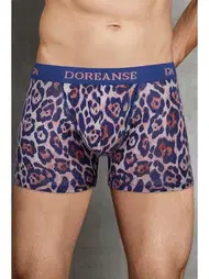 Doreanse Modal Çok Renkli Baskılı Torbalı Normal Paça Boxer 1801