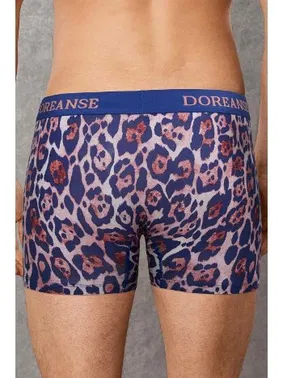 Doreanse Modal Çok Renkli Baskılı Torbalı Normal Paça Boxer 1801 - Alternatif Görünüm